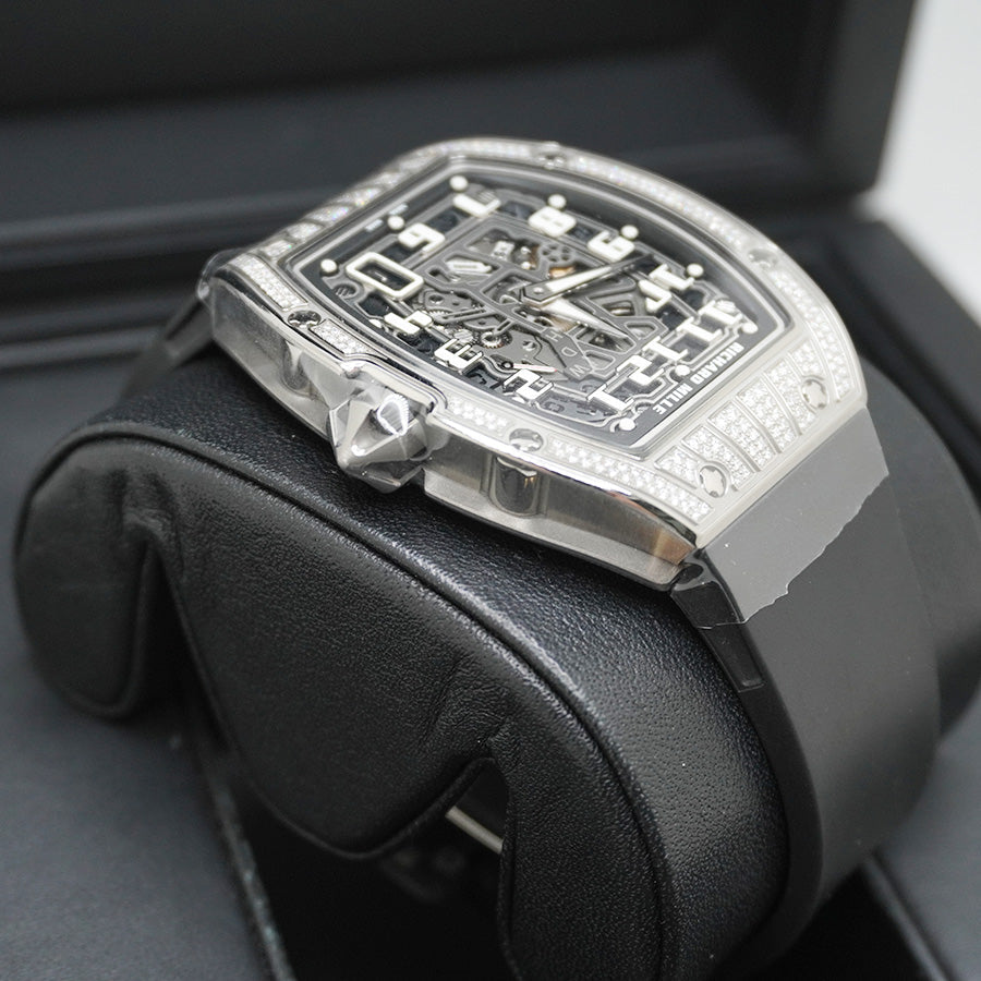 Richard Mille RM67-01 Medium Set Factory Diamonds 40mm Openworked Dial