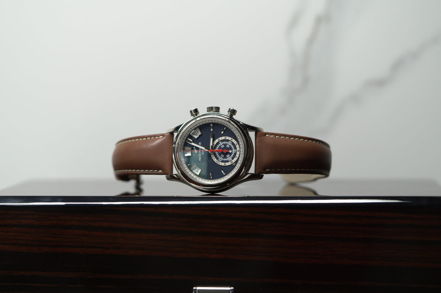 Patek Philippe Annual Calendar Complications 40.5mm Blue Opaline Dial Stainless Steel 5960/01G-001