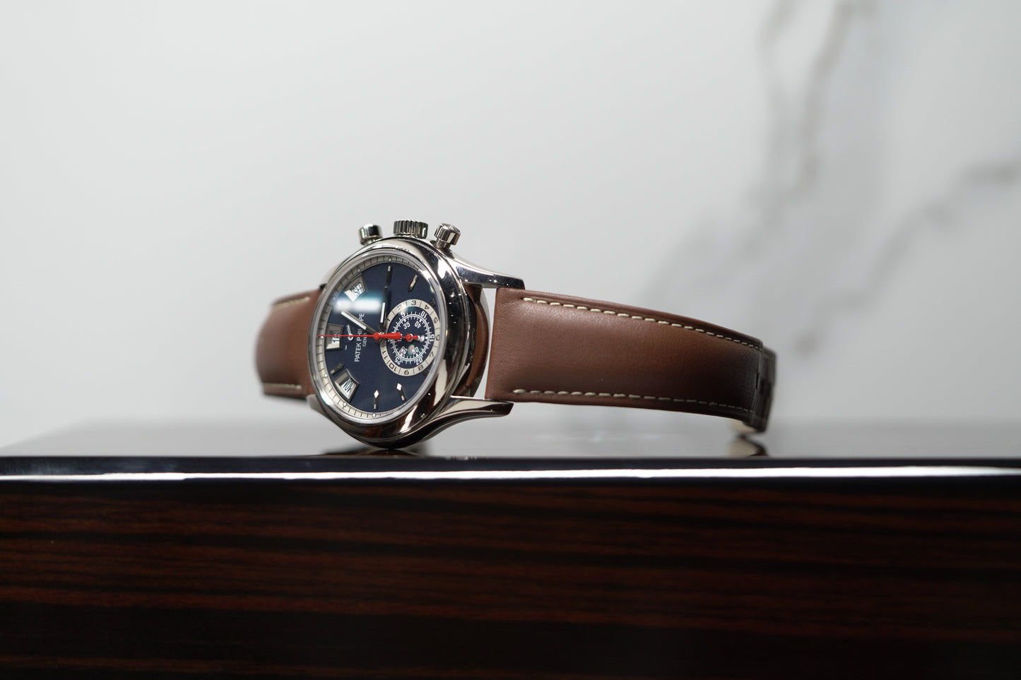 Patek Philippe Annual Calendar Complications 40.5mm Blue Opaline Dial Stainless Steel 5960/01G-001