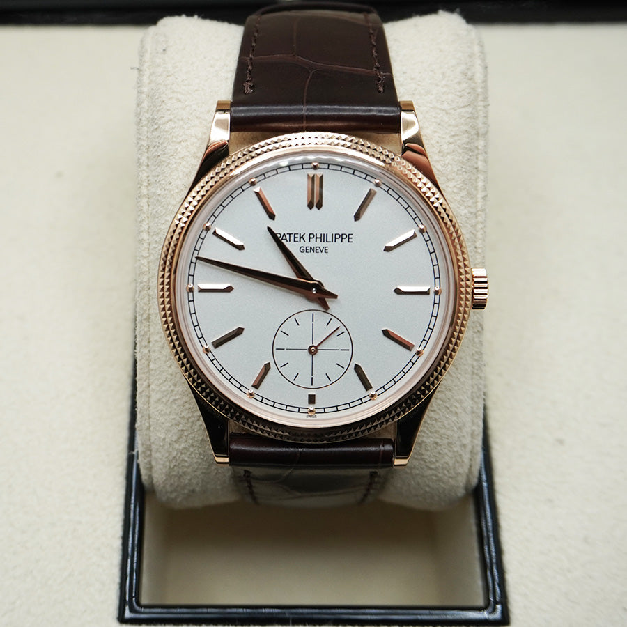 Patek Philippe Calatrava 39mm 6119R-001 Silvery Dial