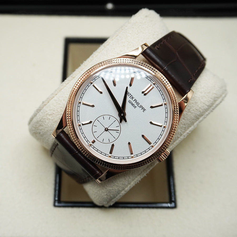 Patek Philippe Calatrava 39mm 6119R-001 Silvery Dial