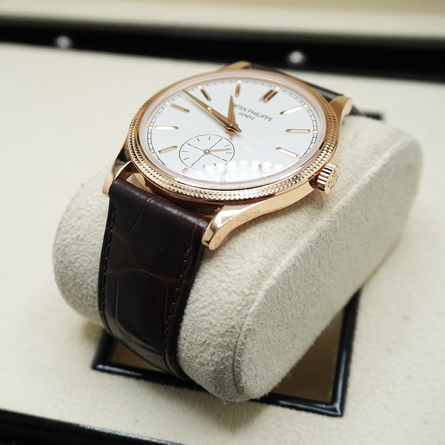 Patek Philippe Calatrava 39mm 6119R-001 Silvery Dial