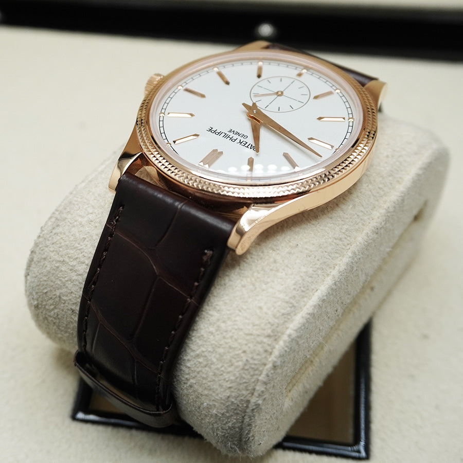 Patek Philippe Calatrava 39mm 6119R-001 Silvery Dial