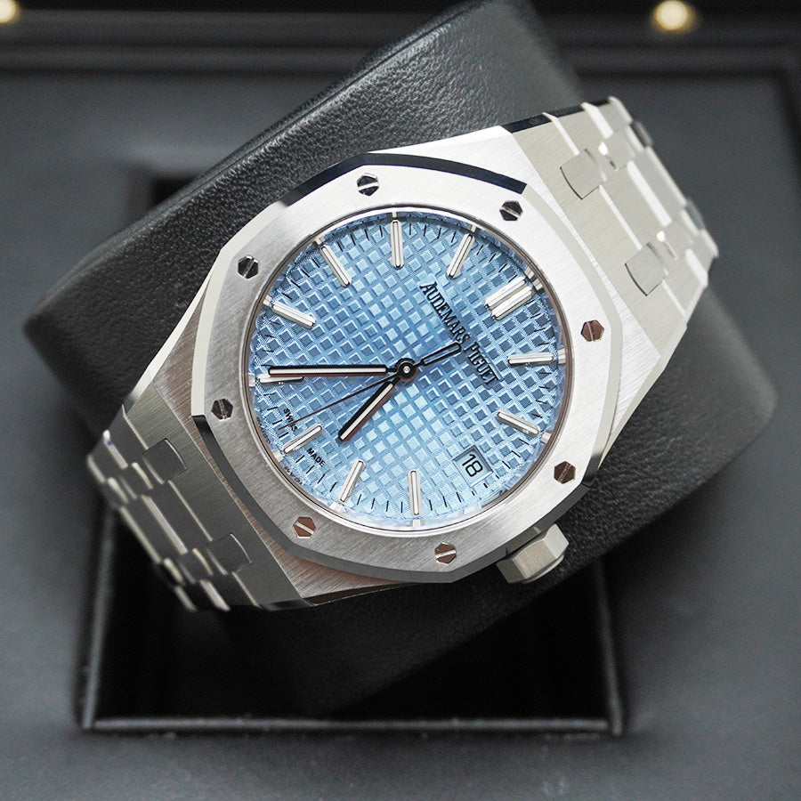 Audemars Piguet Royal Oak 37mm 15550ST.OO.1356ST.08 Light Blue Dial