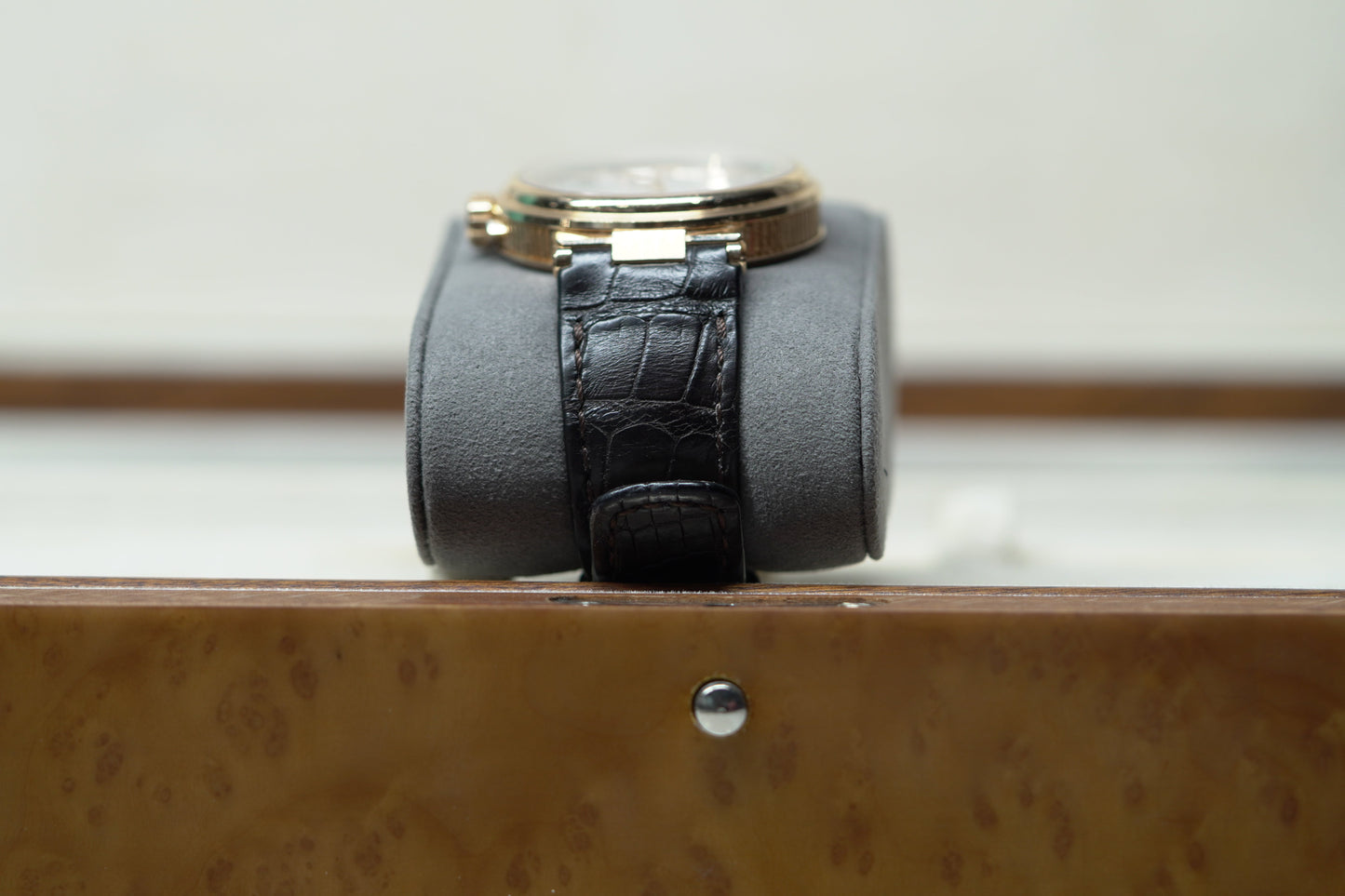 Breguet Marine 40 mm Silver Dial 18k Rose Gold Brown Leather Strap 5517BR/12/9ZU