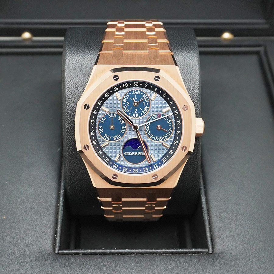 Audemars Piguet Royal Oak Perpetual Calendar 41mm 26574OR Blue Dial Pre-Owned