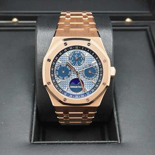 Audemars Piguet Royal Oak Perpetual Calendar 41mm 26574OR Blue Dial Pre-Owned