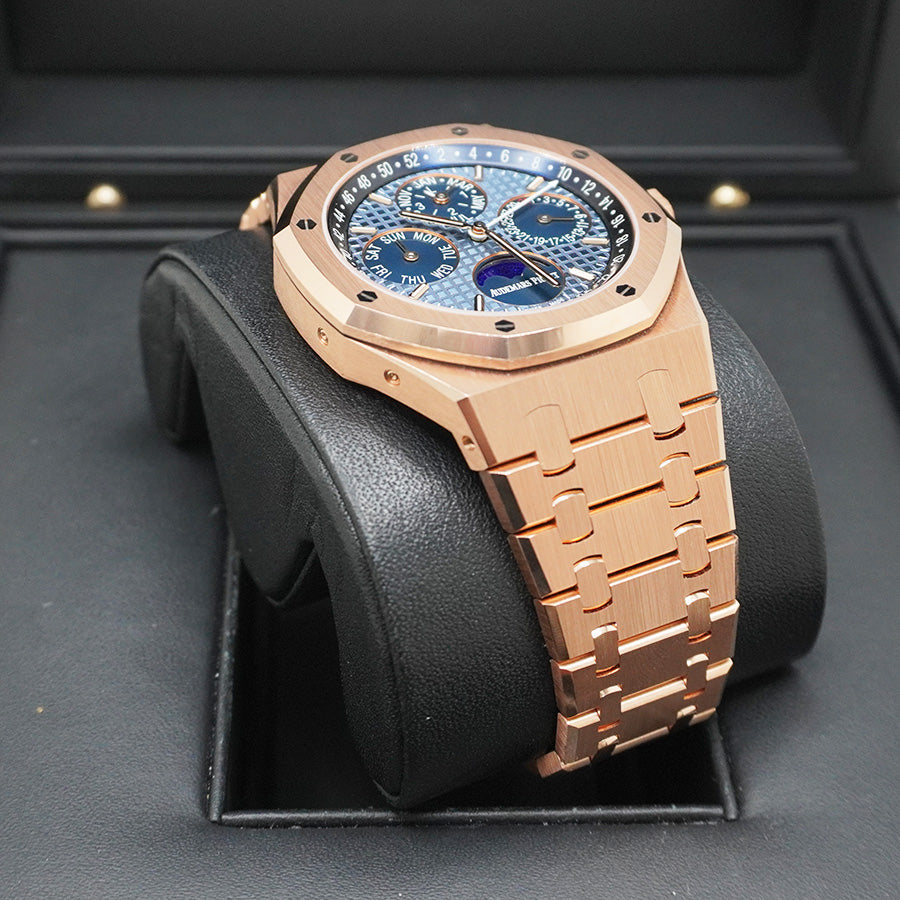 Audemars Piguet Royal Oak Perpetual Calendar 41mm 26574OR Blue Dial Pre-Owned