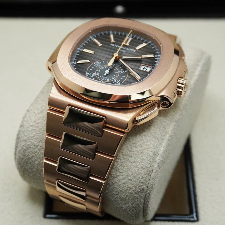 Patek Philippe Nautilus Chronograph 40mm 5980/1R Black Dial Pre-Owned