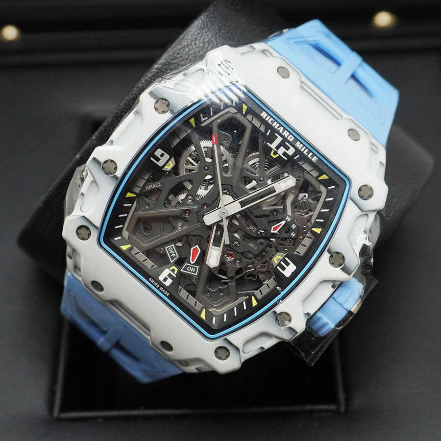 Richard Mille Rafael Nadal RM35-03 Automatic Winding Carbon Fibre Quartz 50mm Openworked Dial