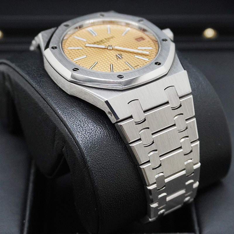 Audemars Piguet Limited Edition Royal Oak "Jumbo" Extra-Thin 39mm 15202BC Pink Dial Pre-Owned