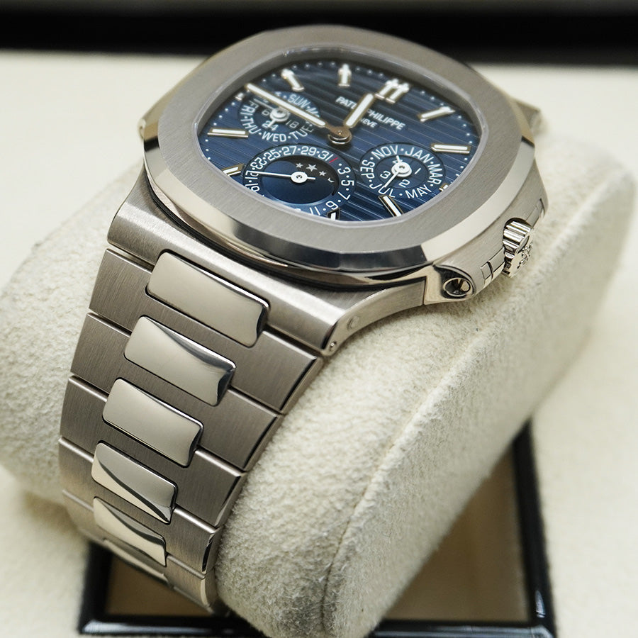 Patek Philippe Extra-Thin Nautilus Grand Complications Perpetual Calendar 40mm 5740/1G Blue Dial
