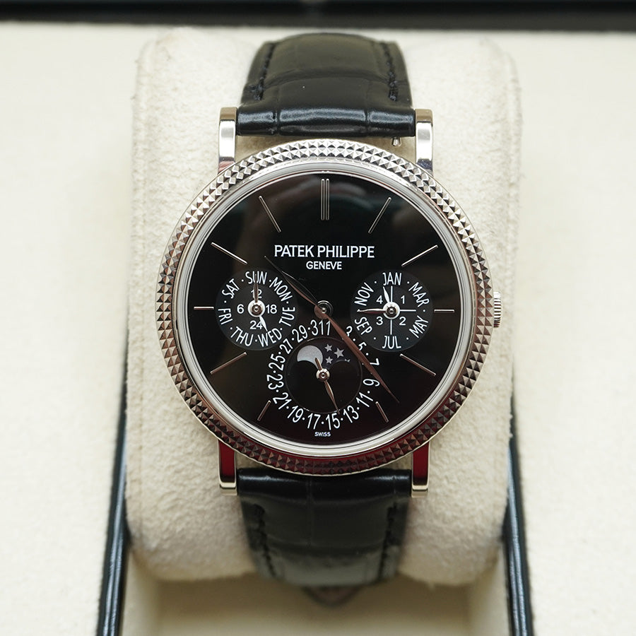 Patek Philippe Grand Complications Perpetual Calendar 38mm 5139G Black Dial Pre-Owned