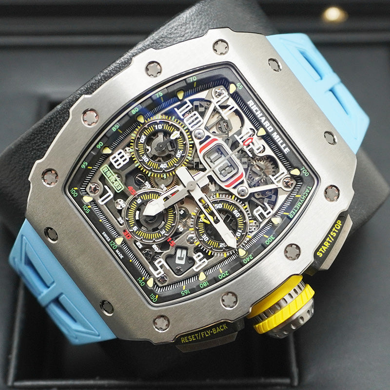 Richard Mille Chronograph RM11-03 Titanium 50mm Openworked Dial