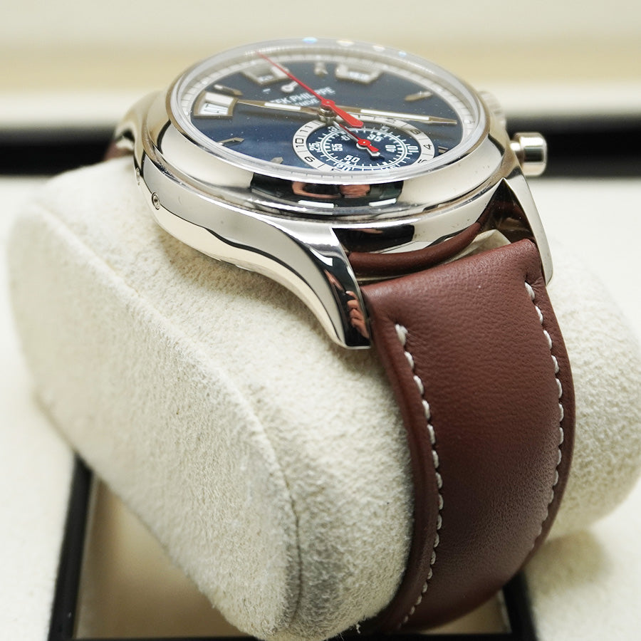Patek Philippe Annual Calendar Chronograph Complication 40mm 5960/01G Blue Dial Pre-Owned