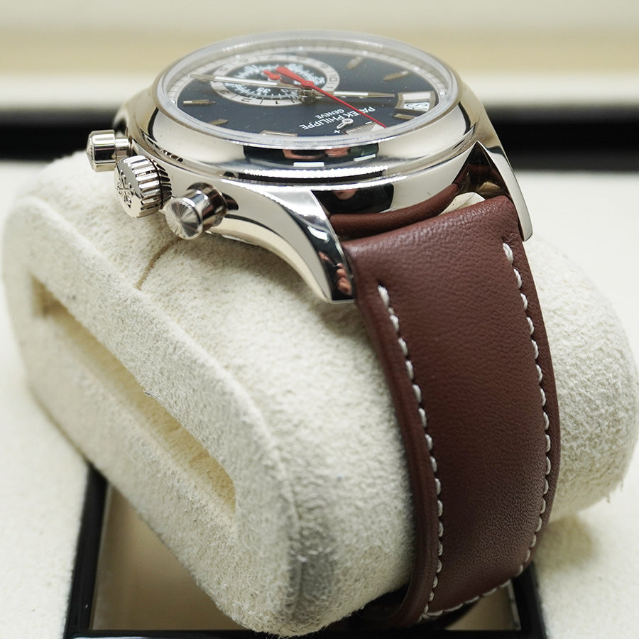 Patek Philippe Annual Calendar Chronograph Complication 40mm 5960/01G Blue Dial Pre-Owned