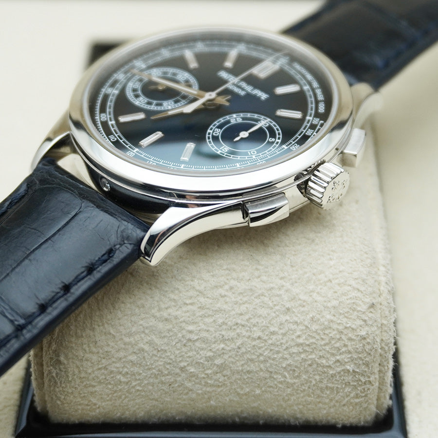 Patek Philippe Chronograph Complication 39mm 5170P Blue Dial Pre-Owned