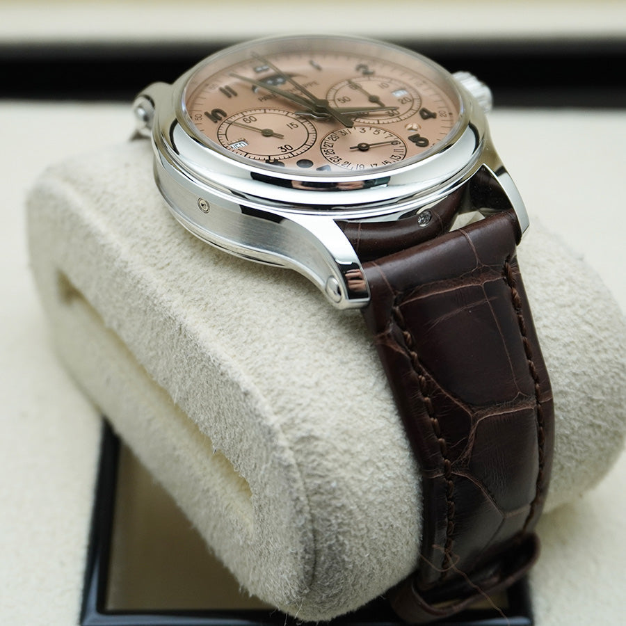 Patek Philippe Grand Complications Split-Seconds Monopusher Chronograph Perpetual Calendar 38mm 5372P Rose Gold Dial