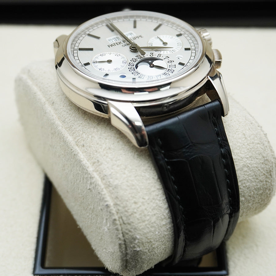 Patek Philippe Limited Edition Grand Complications Perpetual Calendar Chronograph 41mm 5270G Silver Dial Pre-Owned