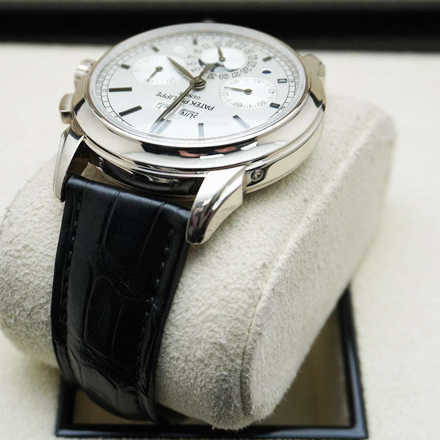 Patek Philippe Limited Edition Grand Complications Perpetual Calendar Chronograph 41mm 5270G Silver Dial Pre-Owned