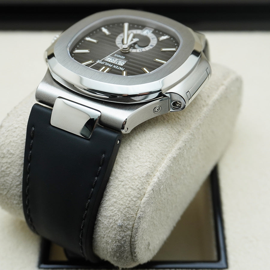 Patek Philippe Nautilus Annual Calendar Moon Phase 40mm 5726A Black Dial Pre-Owned