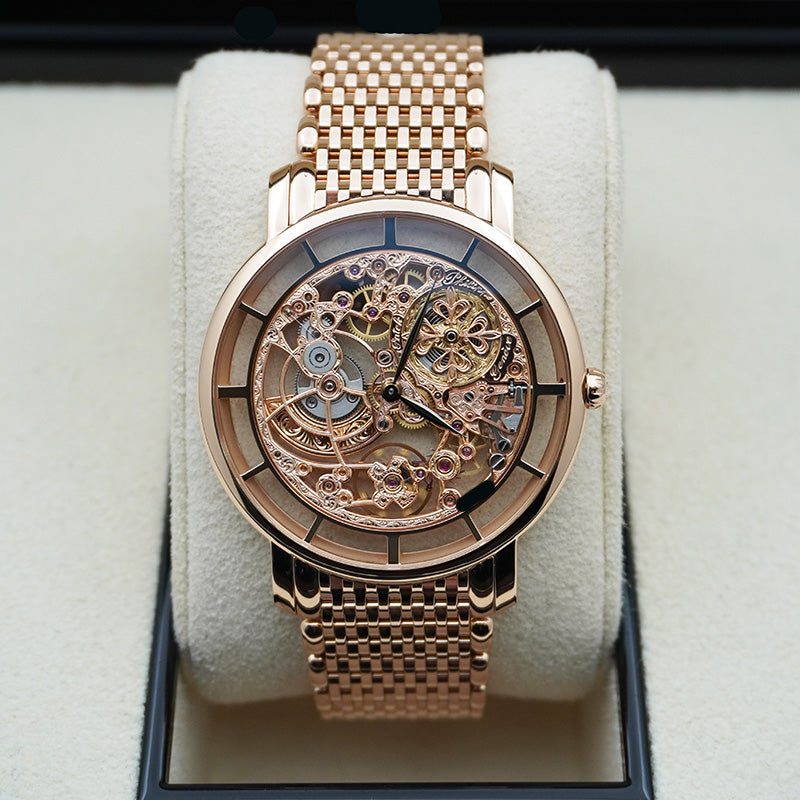 Patek Philippe Ultra-Thin Complication 39mm 5180-1R-001 Openworked Hand-Engraved Dial