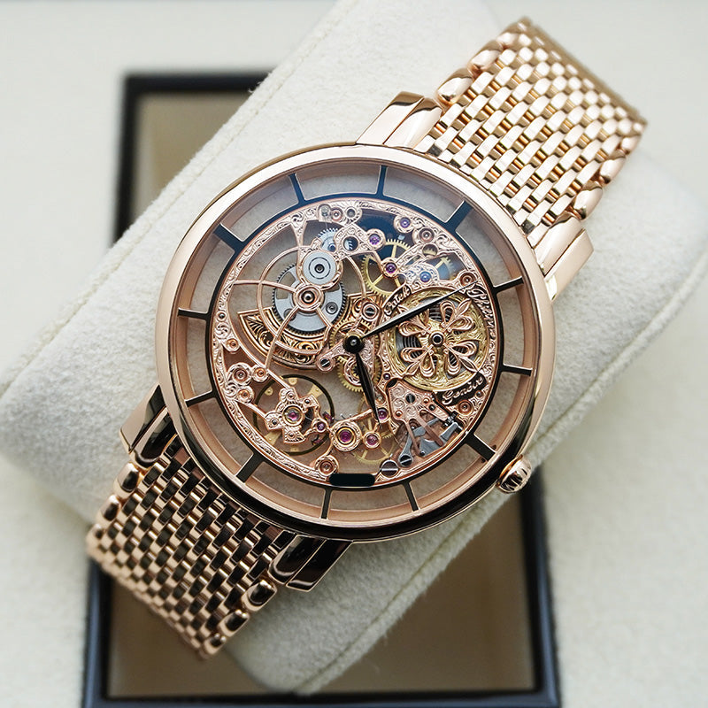 Patek Philippe Ultra-Thin Complication 39mm 5180-1R-001 Openworked Hand-Engraved Dial