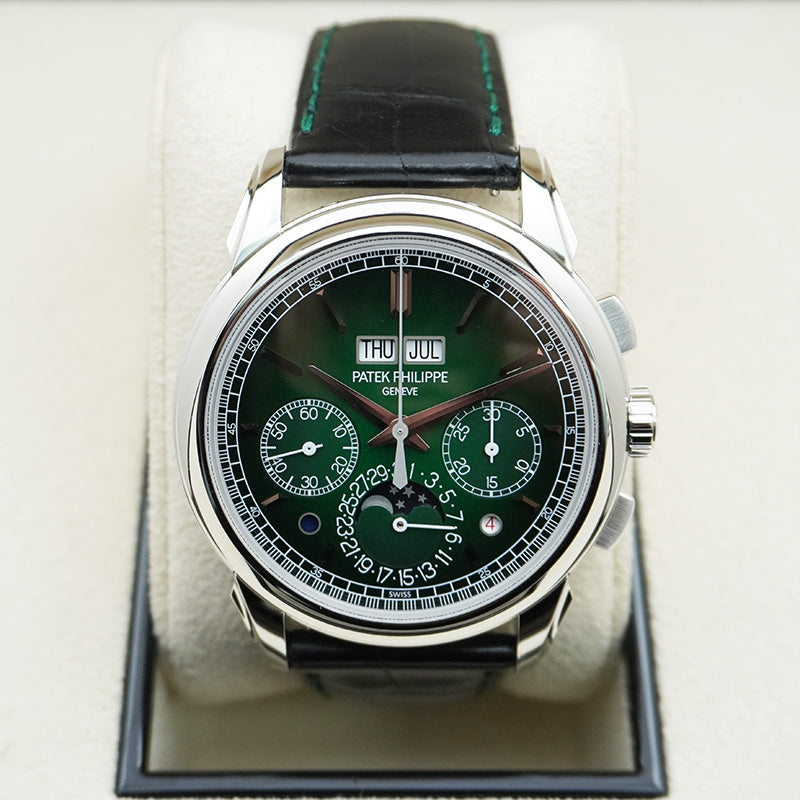 Patek Philippe Grand Complications Perpetual Calendar Chronograph 41mm 5270P Green Dial