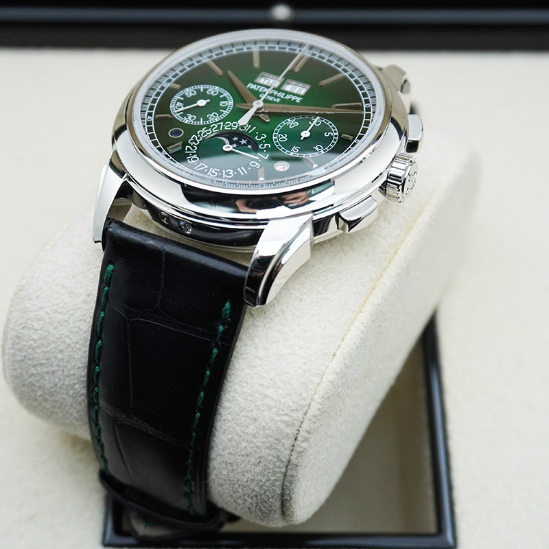 Patek Philippe Grand Complications Perpetual Calendar Chronograph 41mm 5270P Green Dial