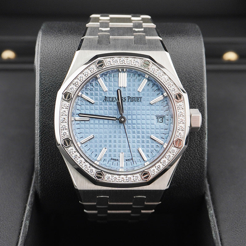 Audemars Piguet Royal Oak 37mm 15551ST.ZZ.1356ST.04 Light Blue Dial