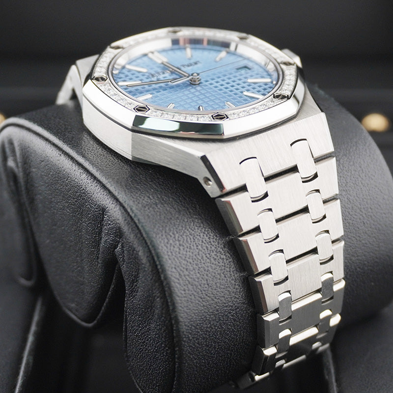 Audemars Piguet Royal Oak 37mm 15551ST.ZZ.1356ST.04 Light Blue Dial