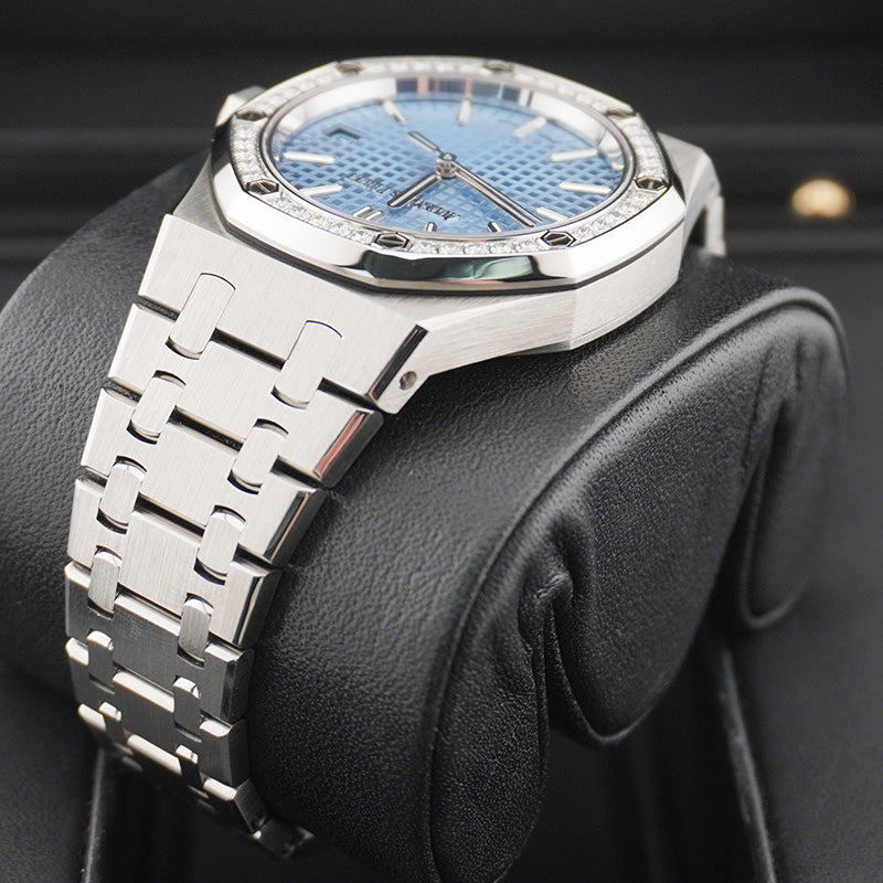 Audemars Piguet Royal Oak 37mm 15551ST.ZZ.1356ST.04 Light Blue Dial