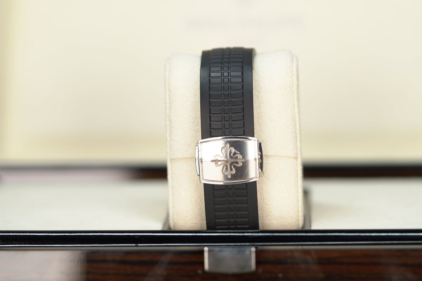 Patek Philippe  Aquanaut 40.8 mm Black Dial Stainless Steel Rubber Strap 5167A-001