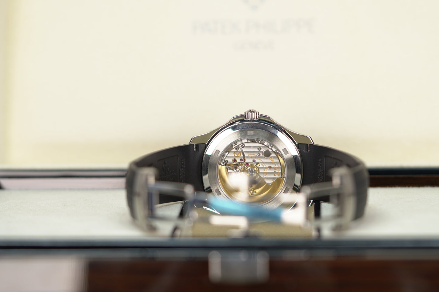 Patek Philippe  Aquanaut 40.8 mm Black Dial Stainless Steel Rubber Strap 5167A-001