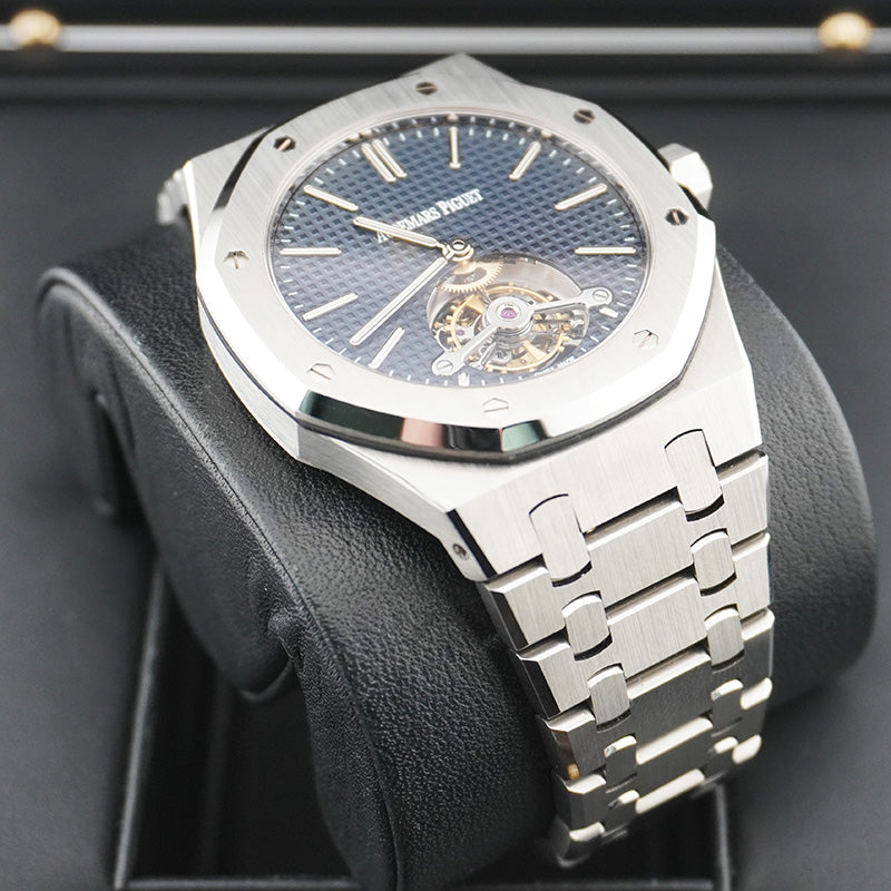 Audemars Piguet Royal Oak Extra-Thin Tourbillon 41mm 26510ST Blue Dial Pre-Owned