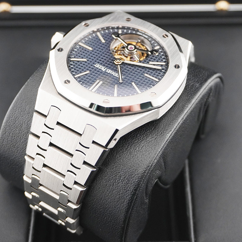 Audemars Piguet Royal Oak Extra-Thin Tourbillon 41mm 26510ST Blue Dial Pre-Owned