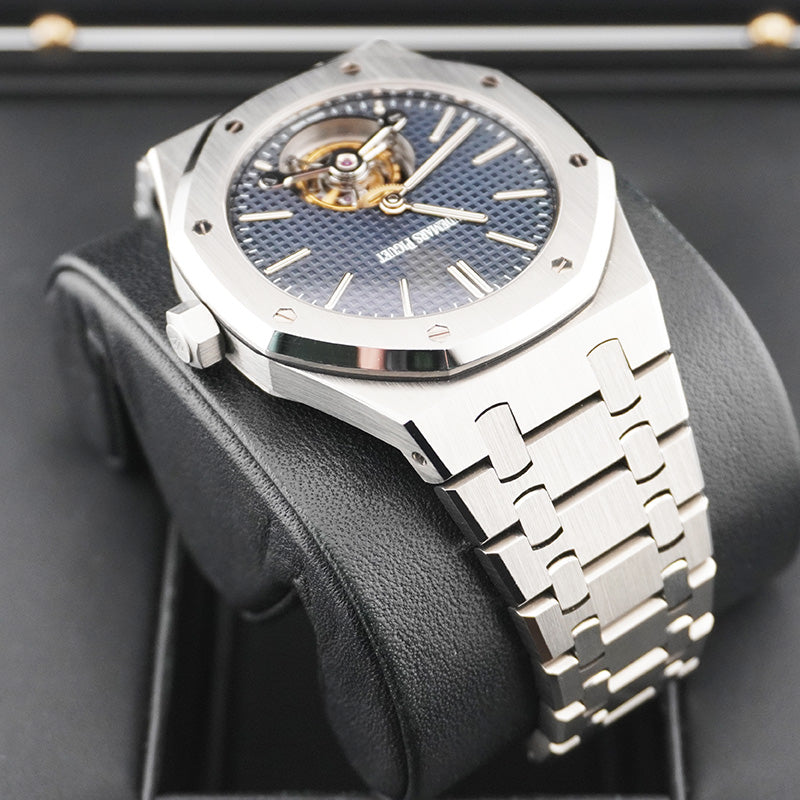 Audemars Piguet Royal Oak Extra-Thin Tourbillon 41mm 26510ST Blue Dial Pre-Owned