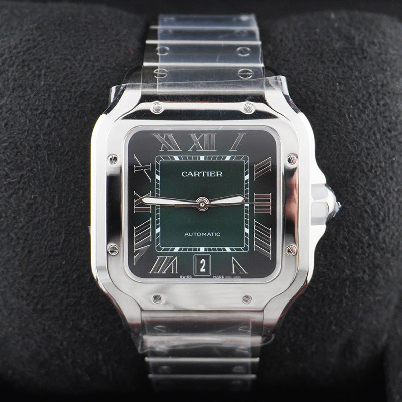 Cartier Santos 40mm Large Model WSSA0062 Green Dial