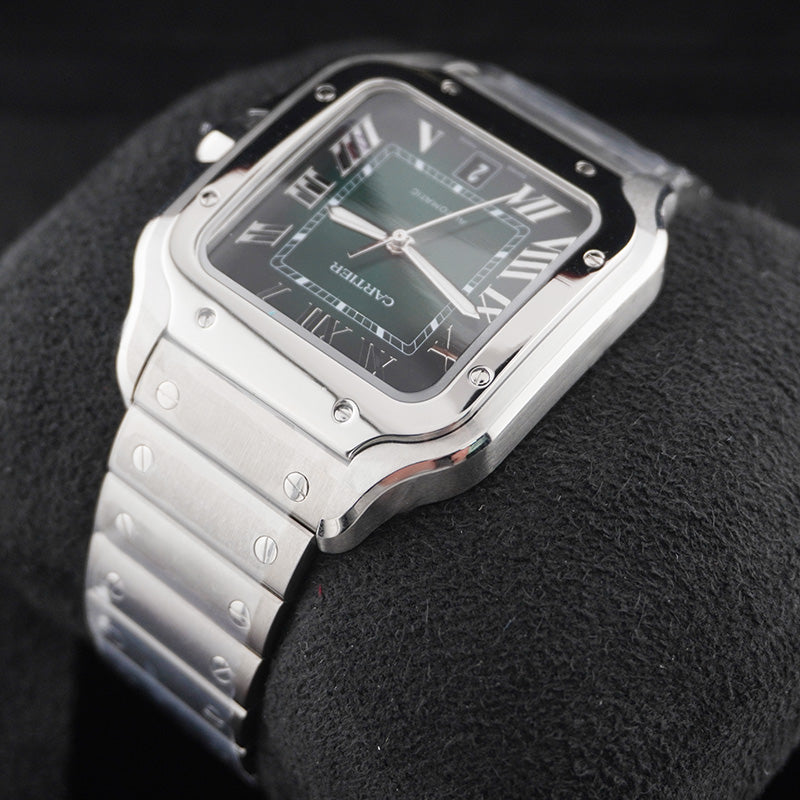 Cartier Santos 40mm Large Model WSSA0062 Green Dial