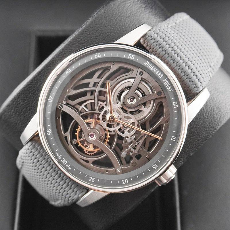 Audemars Piguet Code 11.59 Tourbillon Open-Worked 41mm 26600CR.OO.D009KB.01 Grey Dial