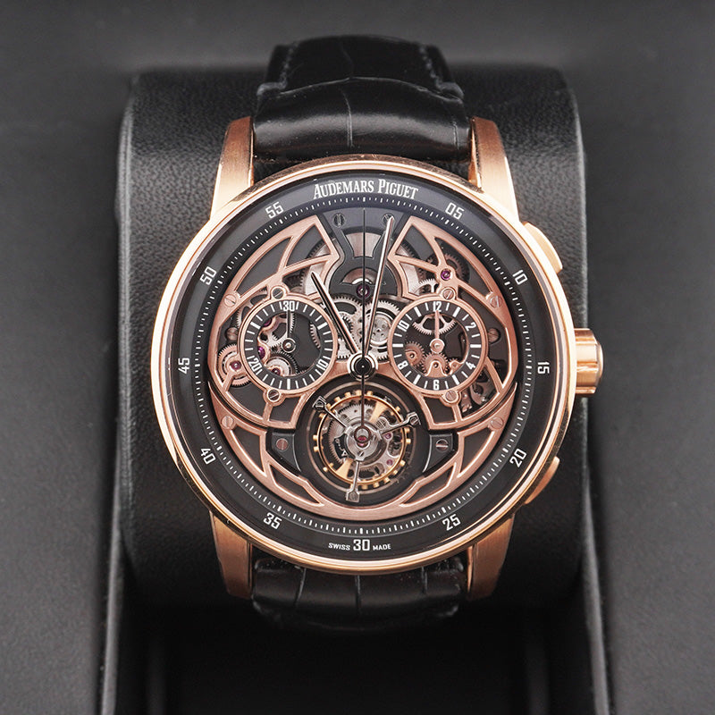 Audemars Piguet Code 11.59 Self Winding Flying Tourbillon Chronograph 41mm 26399NR.OO.D002KB.01 Black Dial