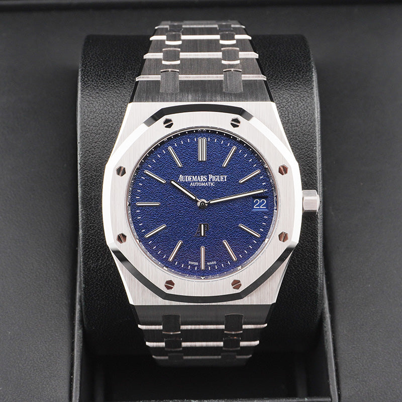 Audemars Piguet Royal Oak "Jumbo" Extra-Thin 39mm 16202BC.OO.1240BC.02 Tuscan Blue Dial