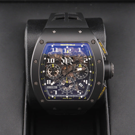 Richard Mille Chronograph RM11-FM Yellow Flash Limited 50 Pieces 50mm Openworked Dial Pre-Owned