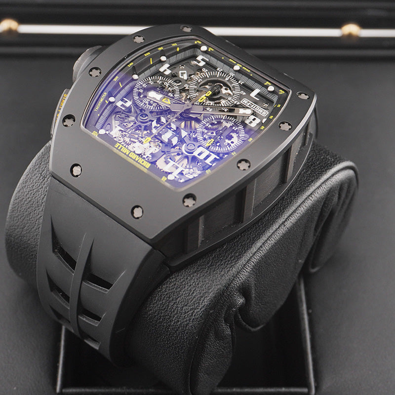 Richard Mille Chronograph RM11-FM Yellow Flash Limited 50 Pieces 50mm Openworked Dial Pre-Owned