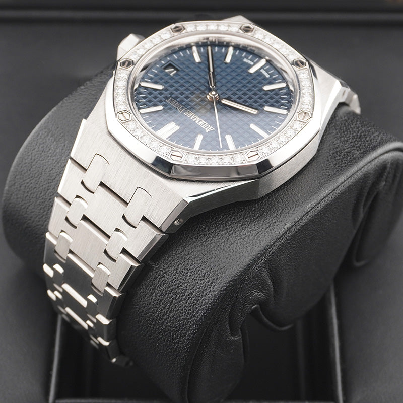 Audemars Piguet Royal Oak 37mm 15551ST.ZZ.1356ST.02 Blue Dial