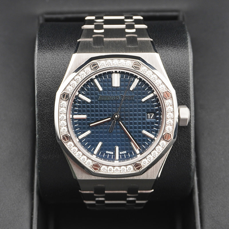 Audemars Piguet Royal Oak 37mm 15551ST.ZZ.1356ST.02 Blue Dial