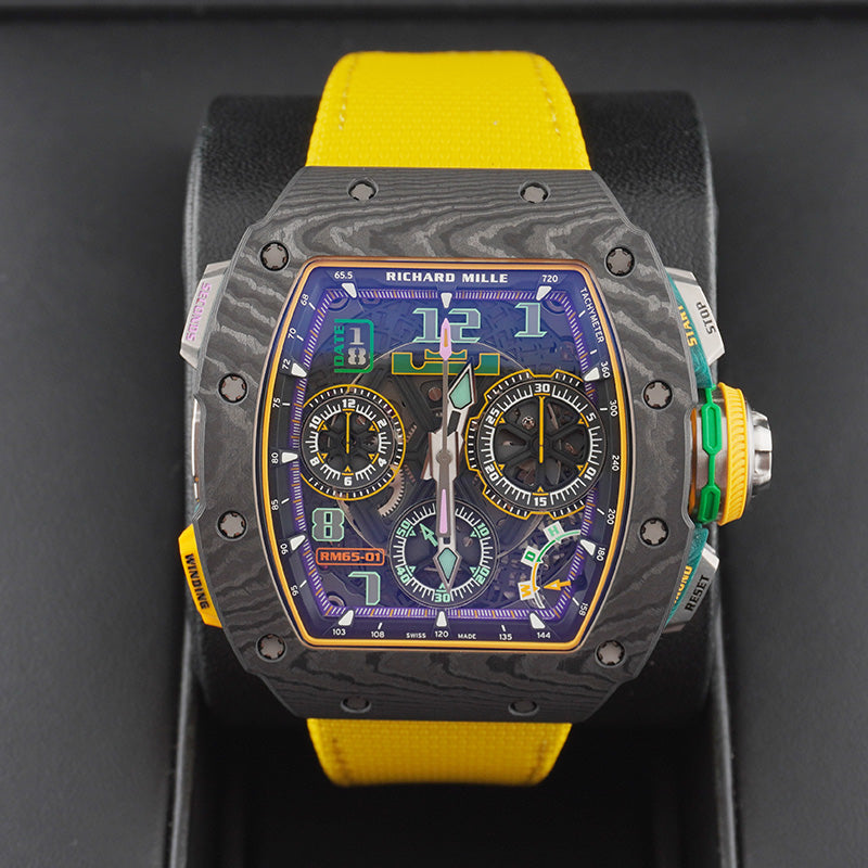 Richard Mille RM65-01 Lebron James Automatic Winding Split Chronograph Openworked Dial