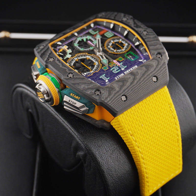 Richard Mille RM65-01 Lebron James Automatic Winding Split Chronograph Openworked Dial