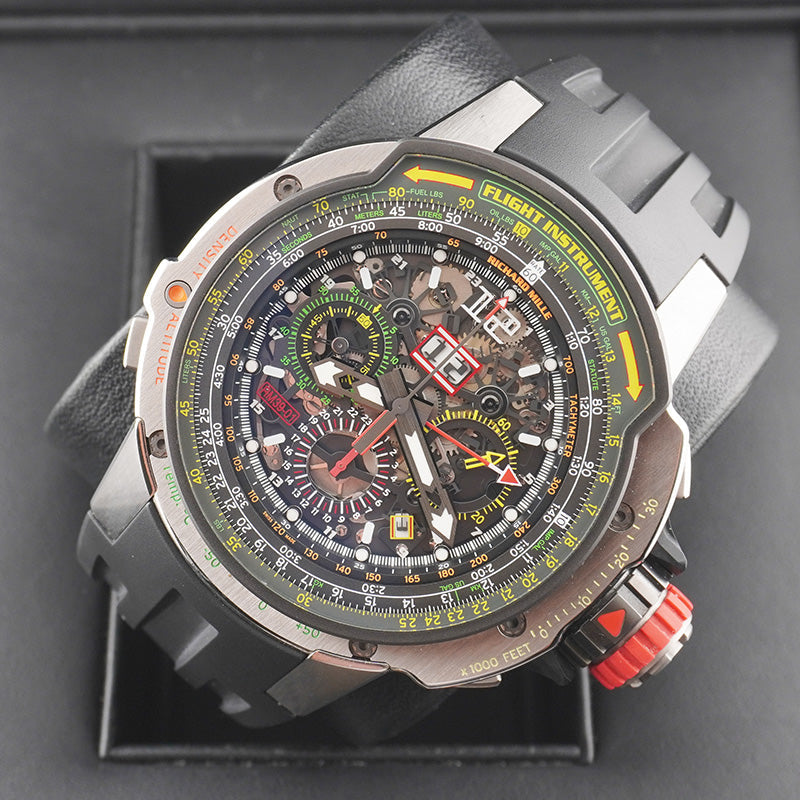 Richard Mille RM39-01 Automatic Winding Flyback Chronograph Aviation Open-Work Dial