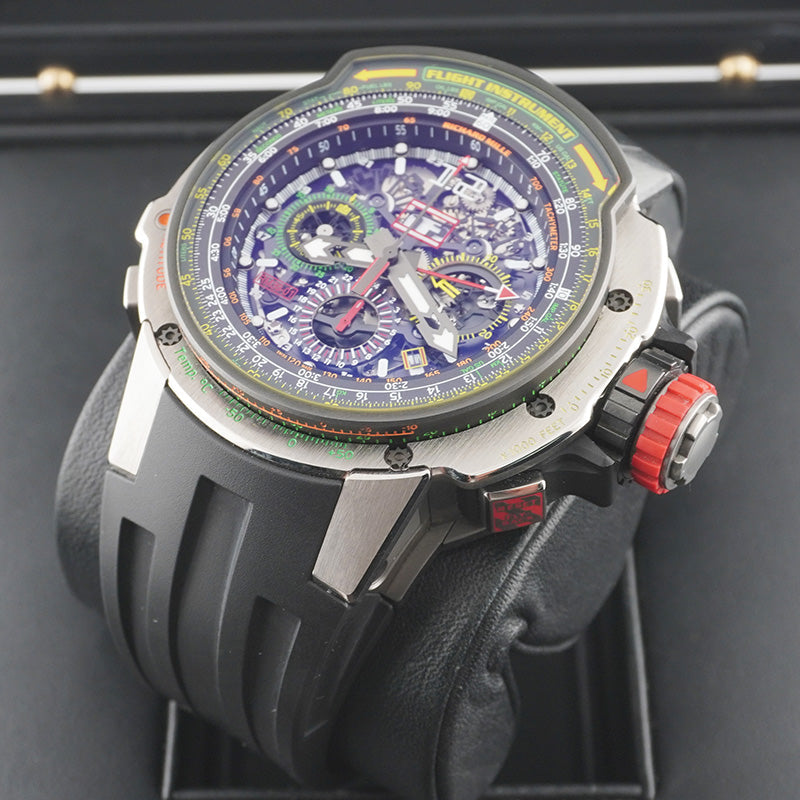 Richard Mille RM39-01 Automatic Winding Flyback Chronograph Aviation Open-Work Dial